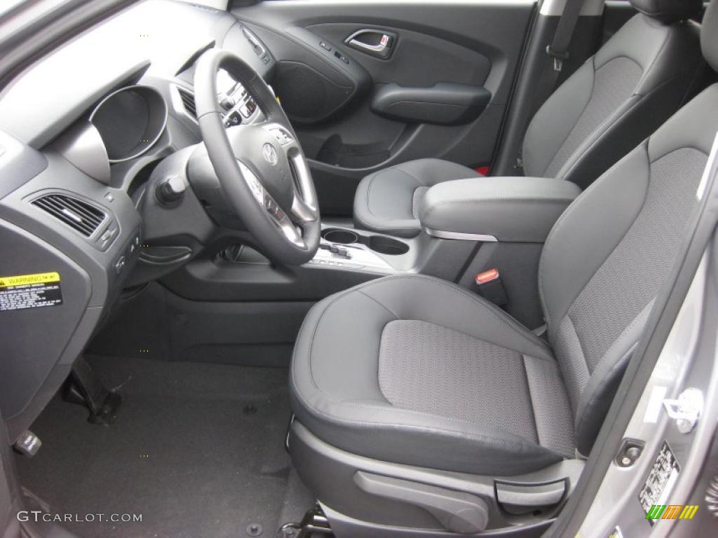Black Interior 2011 Hyundai Tucson GLS Photo #45695440