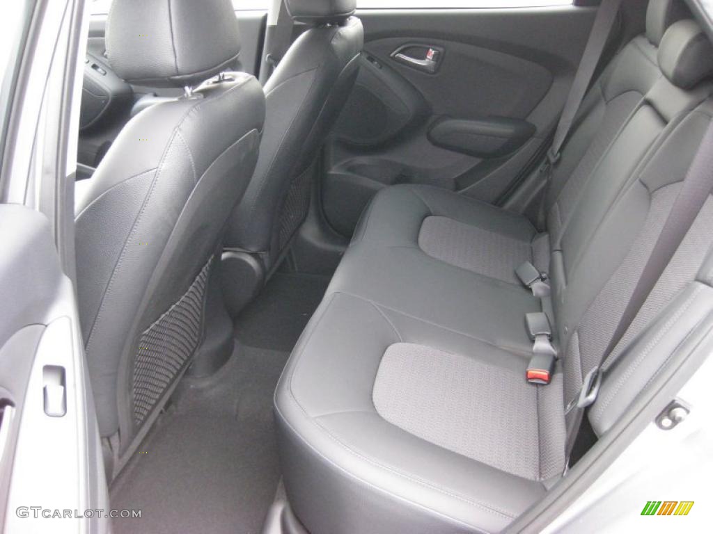 Black Interior 2011 Hyundai Tucson GLS Photo #45695476