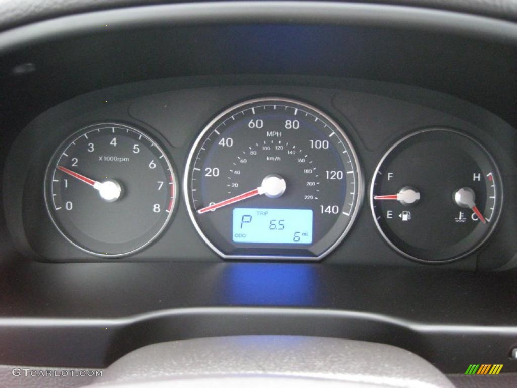 2011 Hyundai Santa Fe SE AWD Gauges Photo #45695936