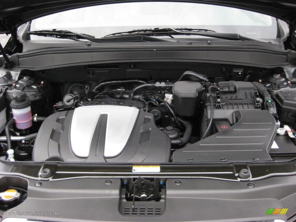 2011 Hyundai Santa Fe Limited AWD 3.5 Liter DOHC 24-Valve VVT V6 Engine Photo #45696056