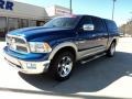 2009 Deep Water Blue Pearl Dodge Ram 1500 Laramie Crew Cab 4x4  photo #1