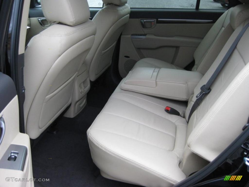 Beige Interior 2011 Hyundai Santa Fe Limited AWD Photo #45696128