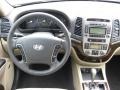 Beige 2011 Hyundai Santa Fe Limited AWD Dashboard