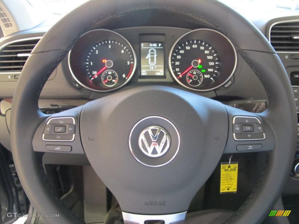 2011 Volkswagen Jetta TDI SportWagen Gauges Photo #45696332