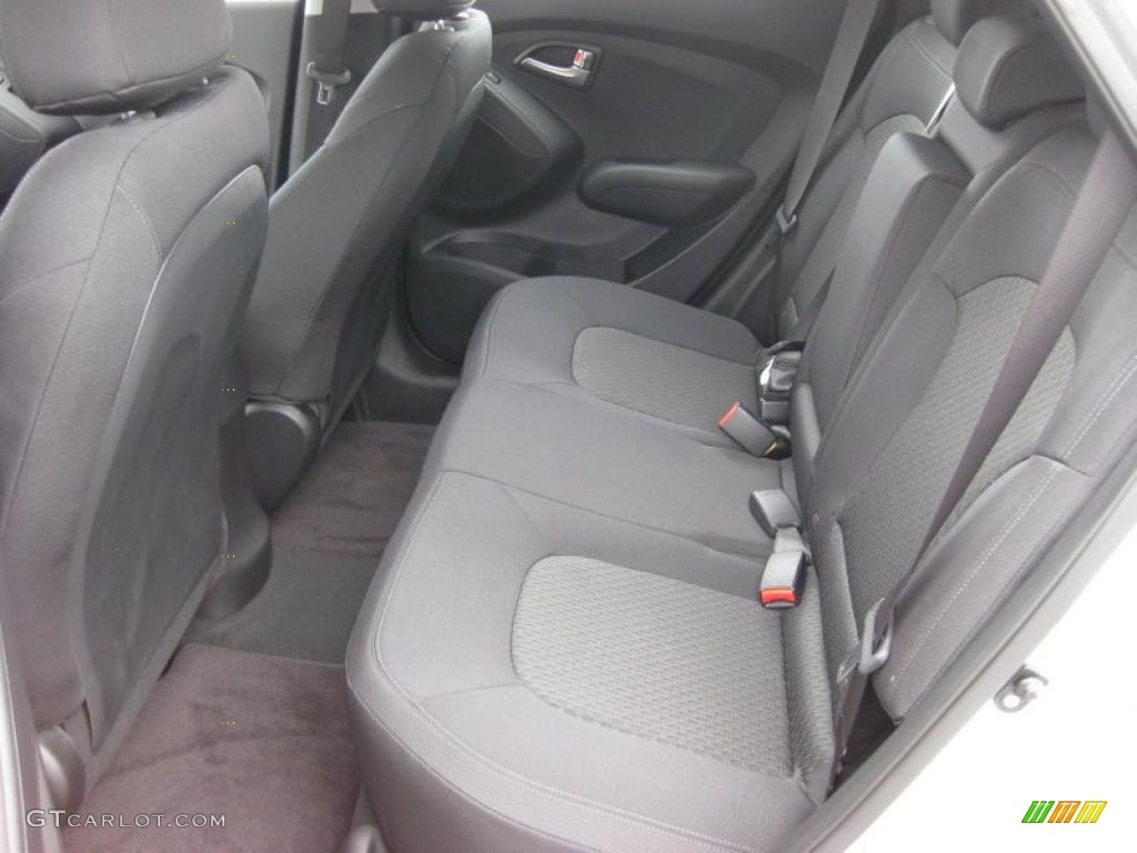 Black Interior 2011 Hyundai Tucson GL Photo #45696693