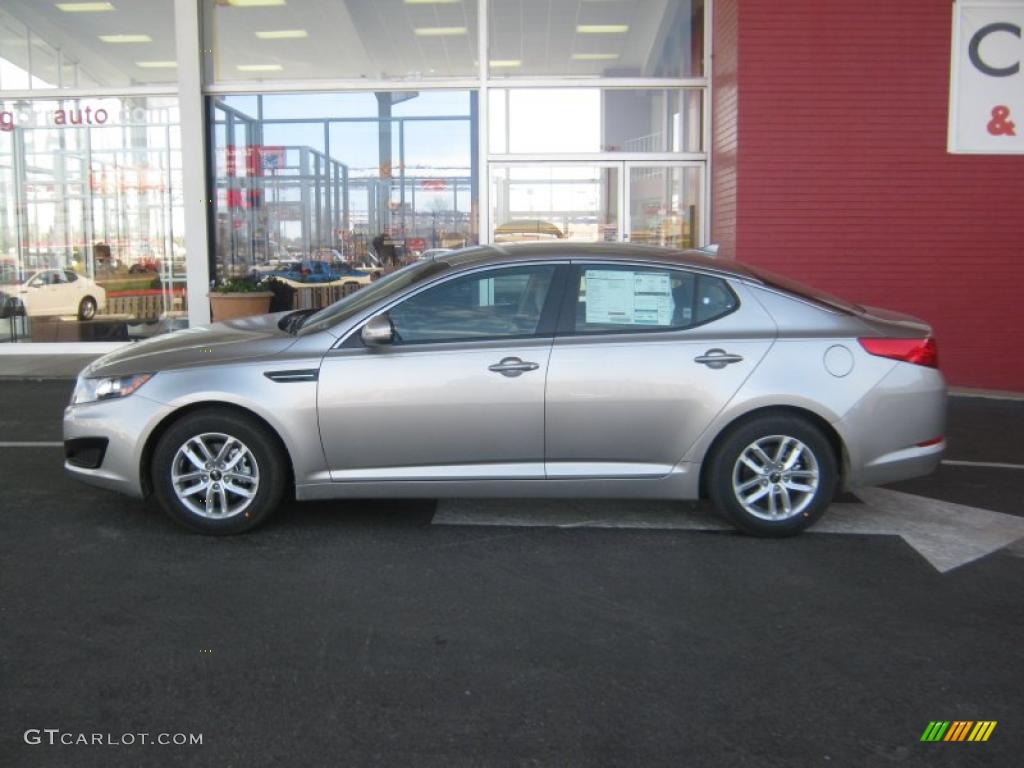 Satin Metal 2011 Kia Optima LX Exterior Photo #45697069
