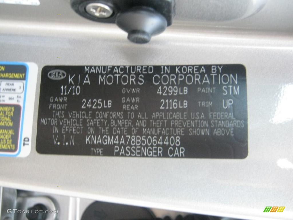 2011 Optima Color Code STM for Satin Metal Photo #45697165