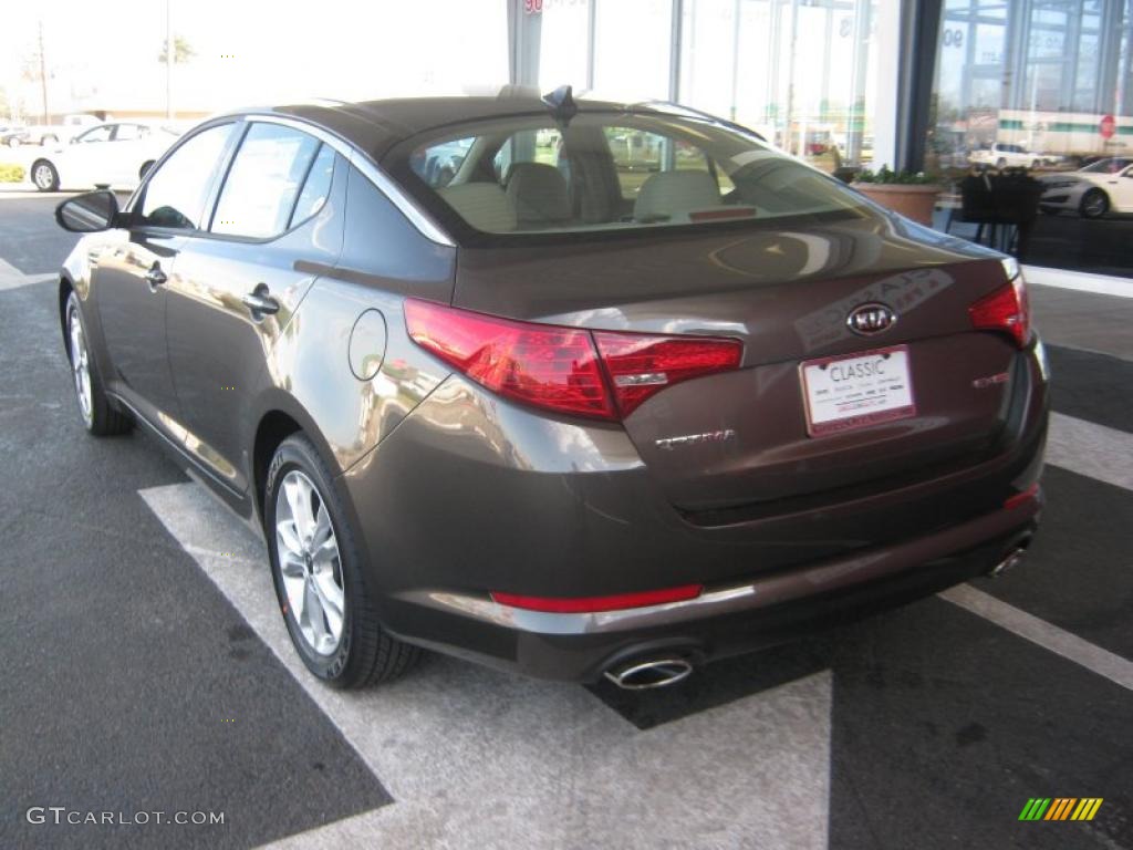 2011 Optima EX - Metal Bronze / Beige photo #3