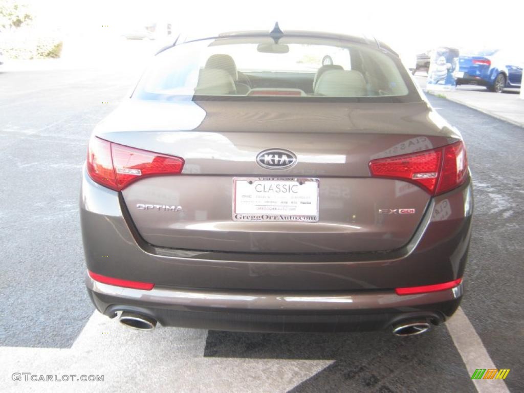 2011 Optima EX - Metal Bronze / Beige photo #4