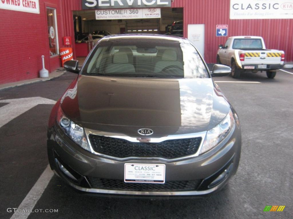 2011 Optima EX - Metal Bronze / Beige photo #8