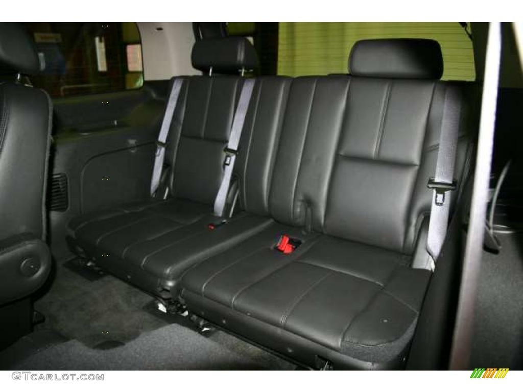 Ebony Interior 2008 Chevrolet Tahoe LTZ Photo #45699225