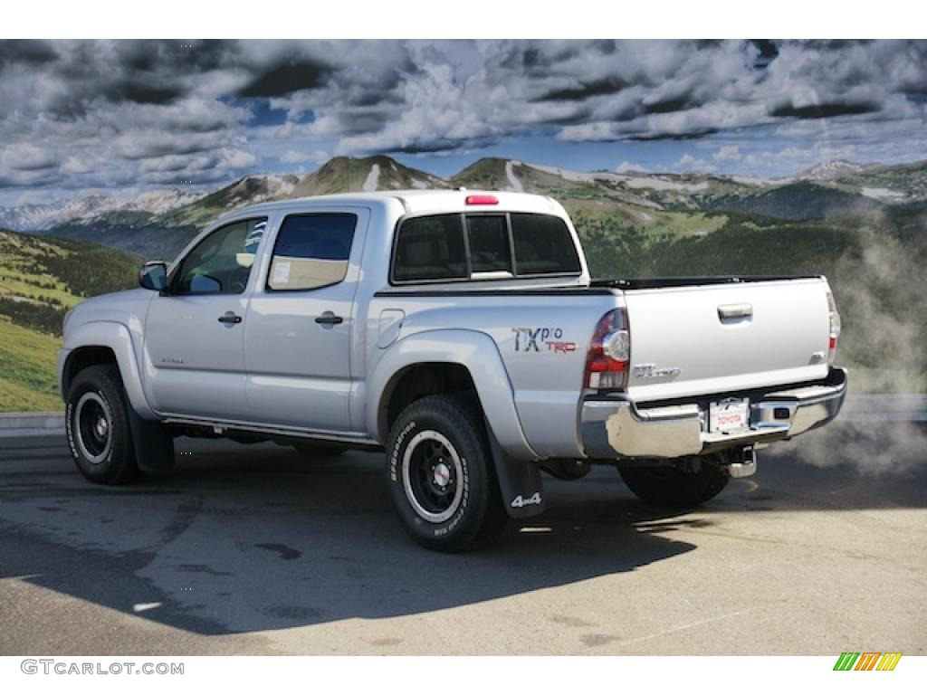 Silver Streak Mica 2011 Toyota Tacoma TX Double Cab 4x4 Exterior Photo #45699357