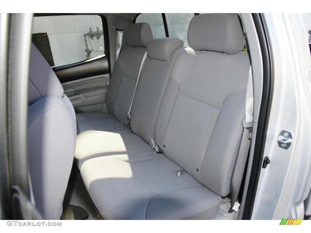 Graphite Gray Interior 2011 Toyota Tacoma TX Double Cab 4x4 Photo #45699529