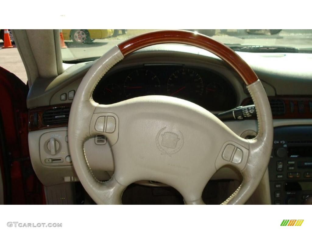 2000 Seville STS - Crimson Pearl / Oatmeal photo #12