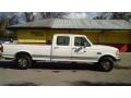 1997 Oxford White Ford F350 XL Crew Cab  photo #2