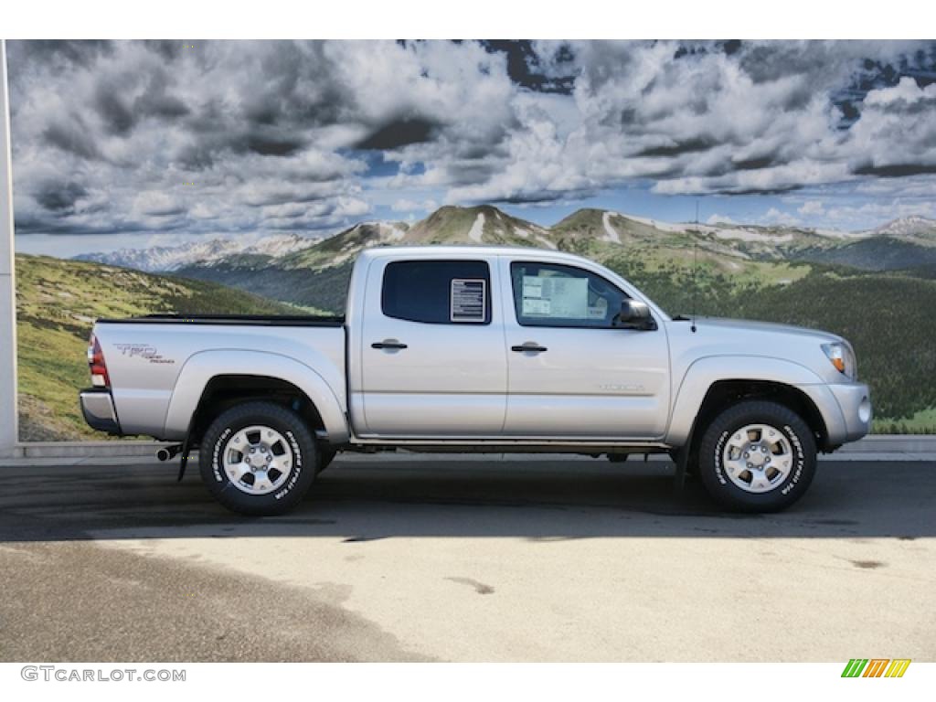 Silver Streak Mica 2011 Toyota Tacoma V6 TRD Double Cab 4x4 Exterior Photo #45700713