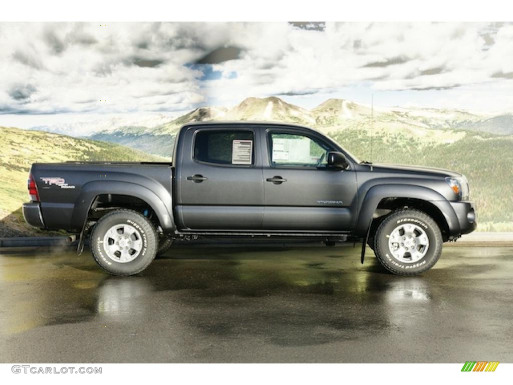 Magnetic Gray Metallic 2011 Toyota Tacoma V6 TRD Double Cab 4x4 Exterior Photo #45700785