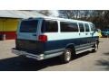 Medium Blue Metallic 1997 Dodge Ram Van 3500 Passenger Exterior