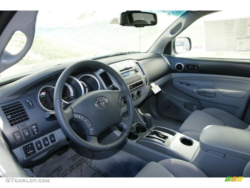 2011 Toyota Tacoma V6 TRD Double Cab 4x4 Graphite Gray Dashboard Photo #45701317