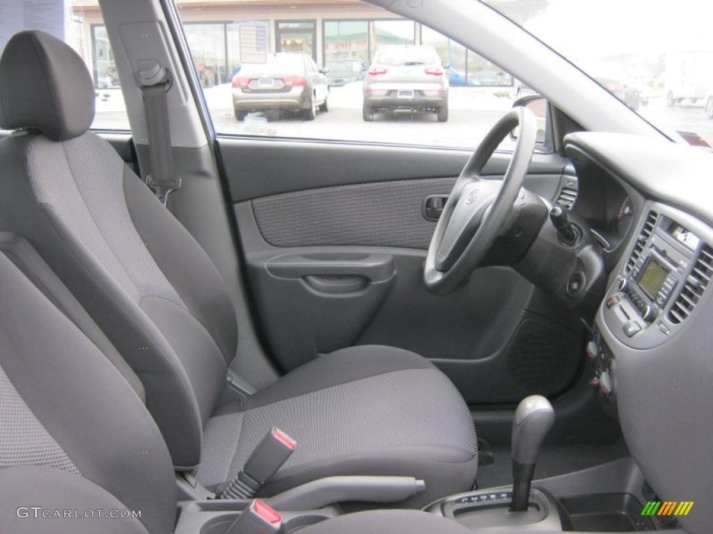 Gray Interior 2009 Kia Rio LX Sedan Photo #45701629
