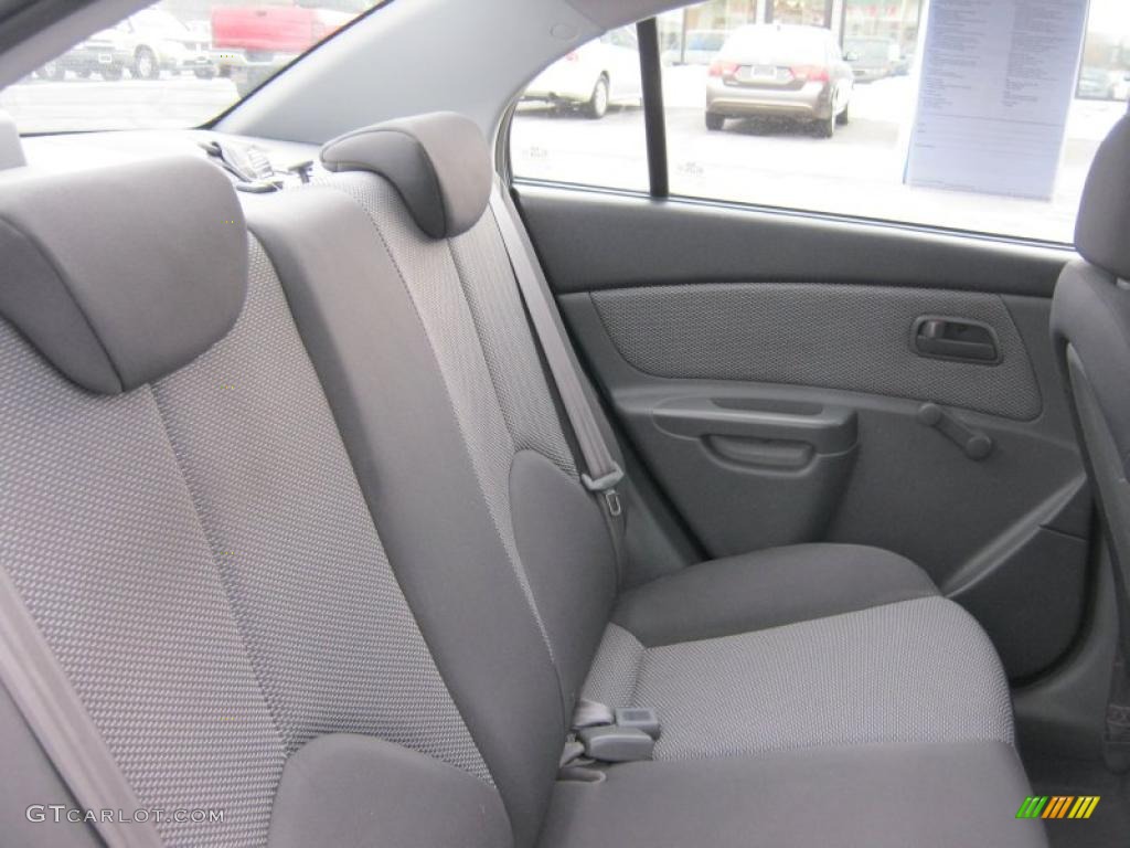 Gray Interior 2009 Kia Rio LX Sedan Photo #45701637