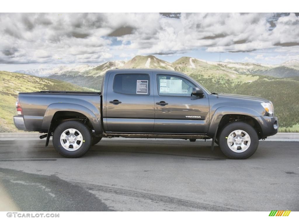 Magnetic Gray Metallic 2011 Toyota Tacoma V6 SR5 Double Cab 4x4 Exterior Photo #45701773