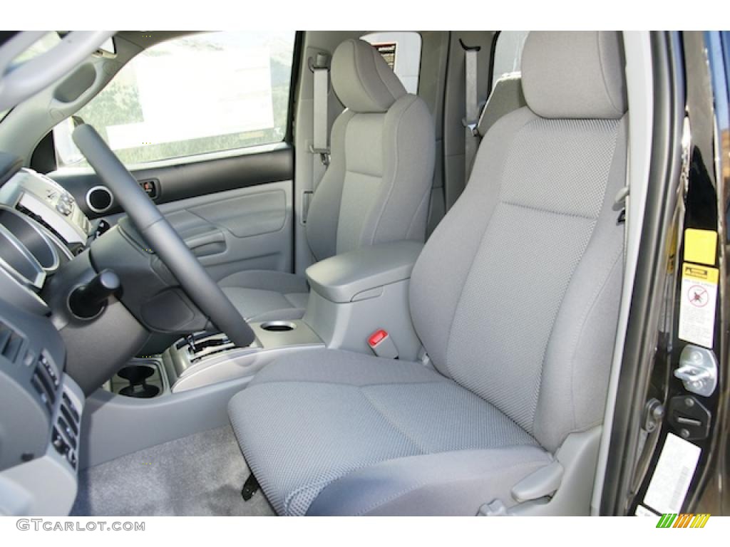 Graphite Gray Interior 2011 Toyota Tacoma TRD Sport Access Cab 4x4 Photo #45701949