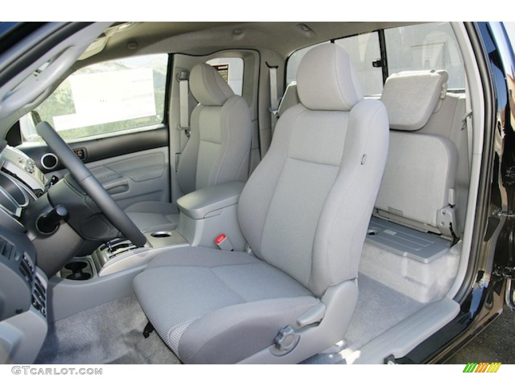 Graphite Gray Interior 2011 Toyota Tacoma TRD Sport Access Cab 4x4 Photo #45701969