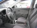  2009 Rio LX Sedan Gray Interior