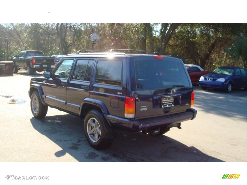 1998 Cherokee Classic 4x4 - Deep Amethyst Pearl / Mist Gray photo #5
