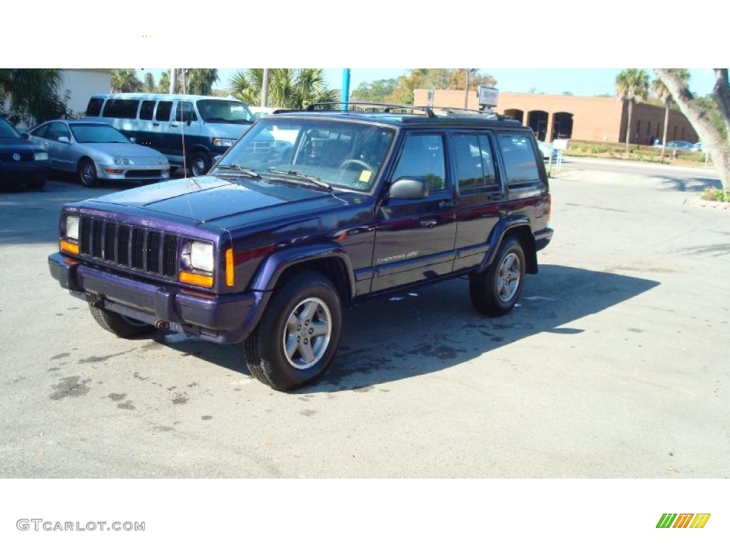 Deep Amethyst Pearl 1998 Jeep Cherokee Classic 4x4 Exterior Photo #45702153