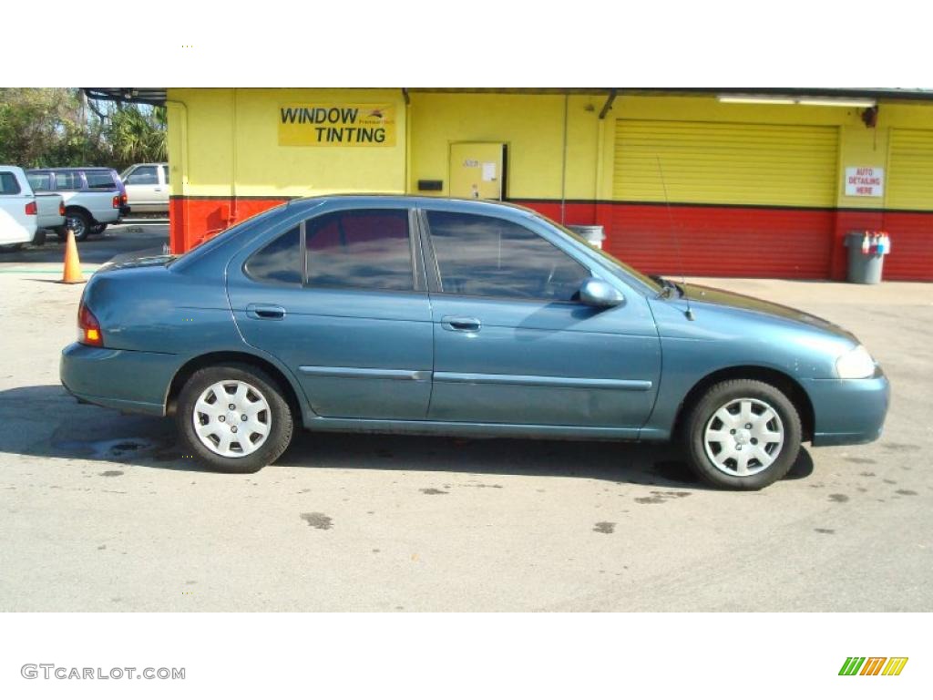 2002 Sentra GXE - Out Of The Blue / Sand Beige photo #2