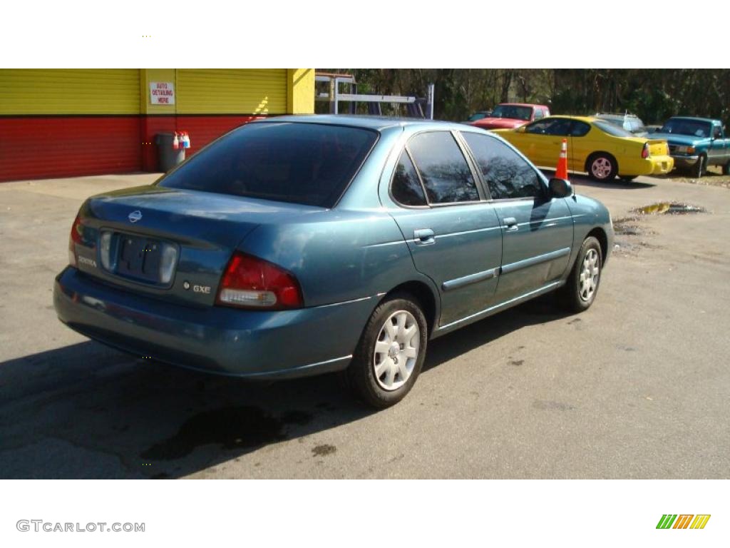 2002 Sentra GXE - Out Of The Blue / Sand Beige photo #3