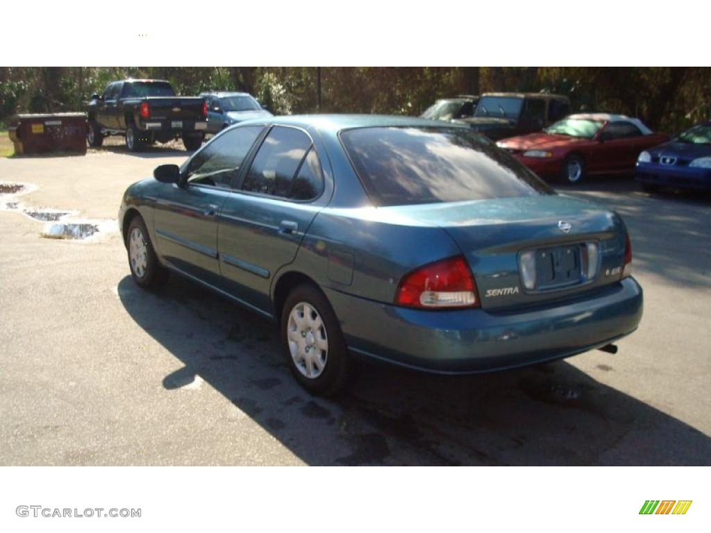 2002 Sentra GXE - Out Of The Blue / Sand Beige photo #5