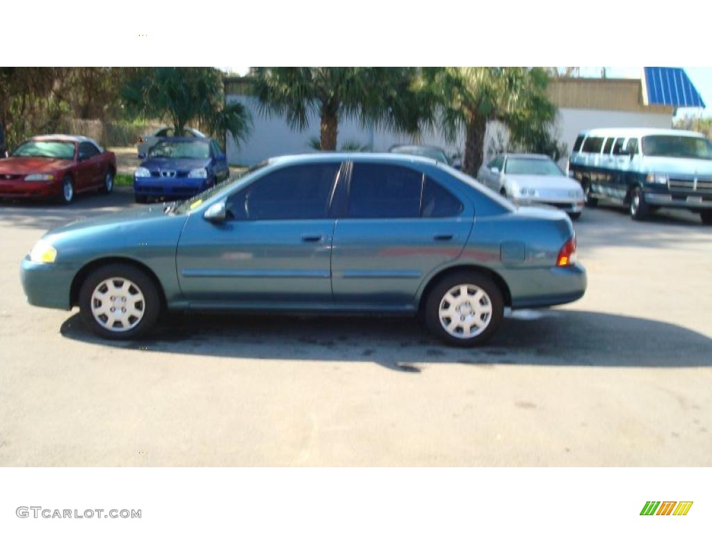 2002 Sentra GXE - Out Of The Blue / Sand Beige photo #6