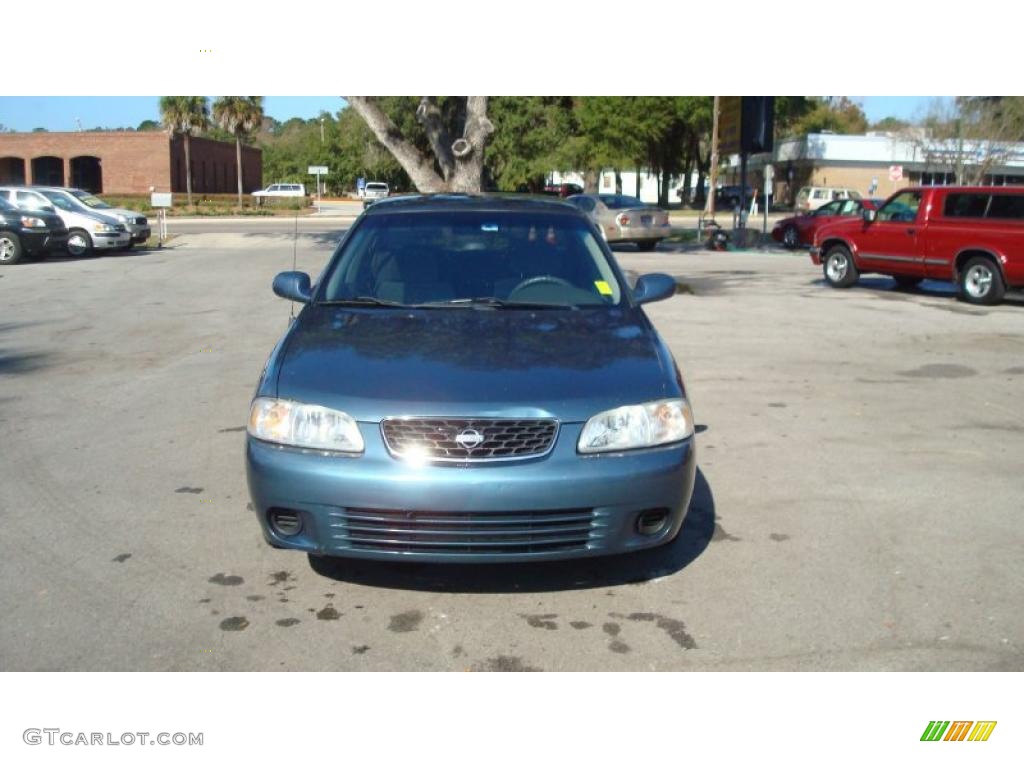 2002 Sentra GXE - Out Of The Blue / Sand Beige photo #8