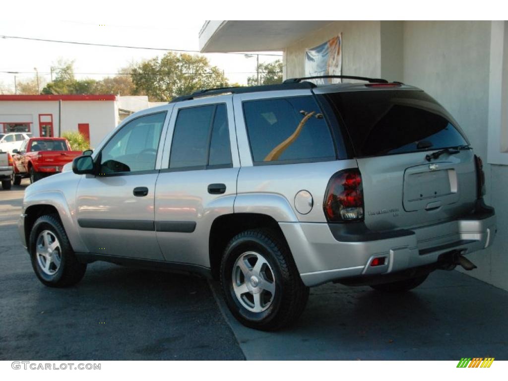 2005 TrailBlazer LS 4x4 - Silverstone Metallic / Light Gray photo #7