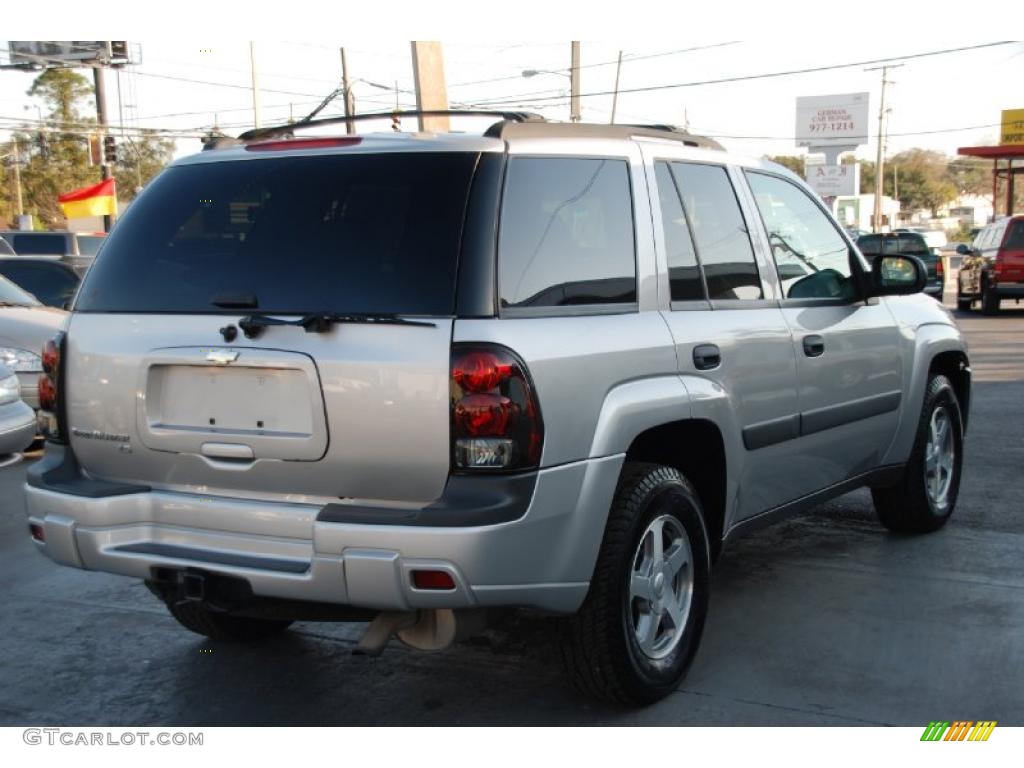 2005 TrailBlazer LS 4x4 - Silverstone Metallic / Light Gray photo #10