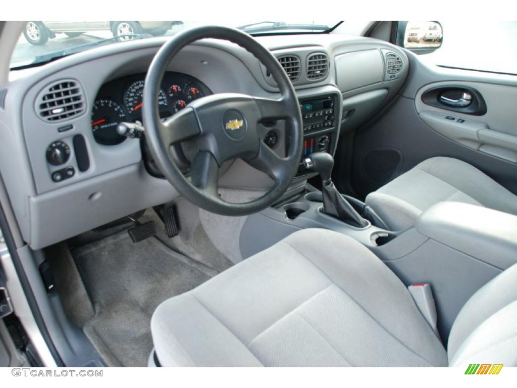 2005 TrailBlazer LS 4x4 - Silverstone Metallic / Light Gray photo #15