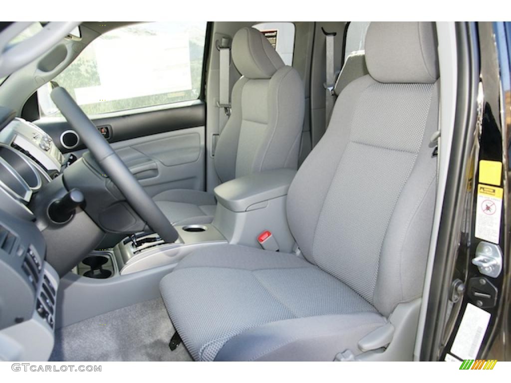 Graphite Gray Interior 2011 Toyota Tacoma V6 TRD Sport Access Cab 4x4 Photo #45702685