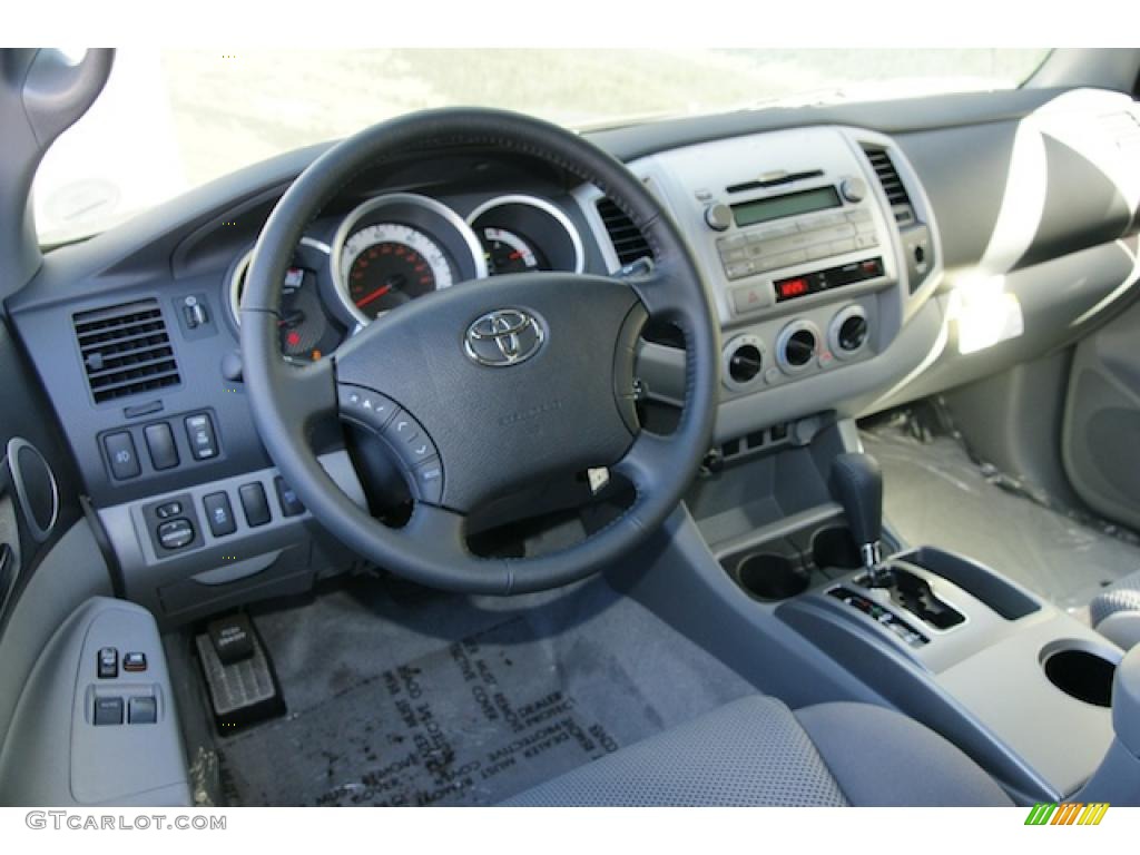 2011 Toyota Tacoma V6 TRD Sport Access Cab 4x4 Graphite Gray Dashboard Photo #45702697