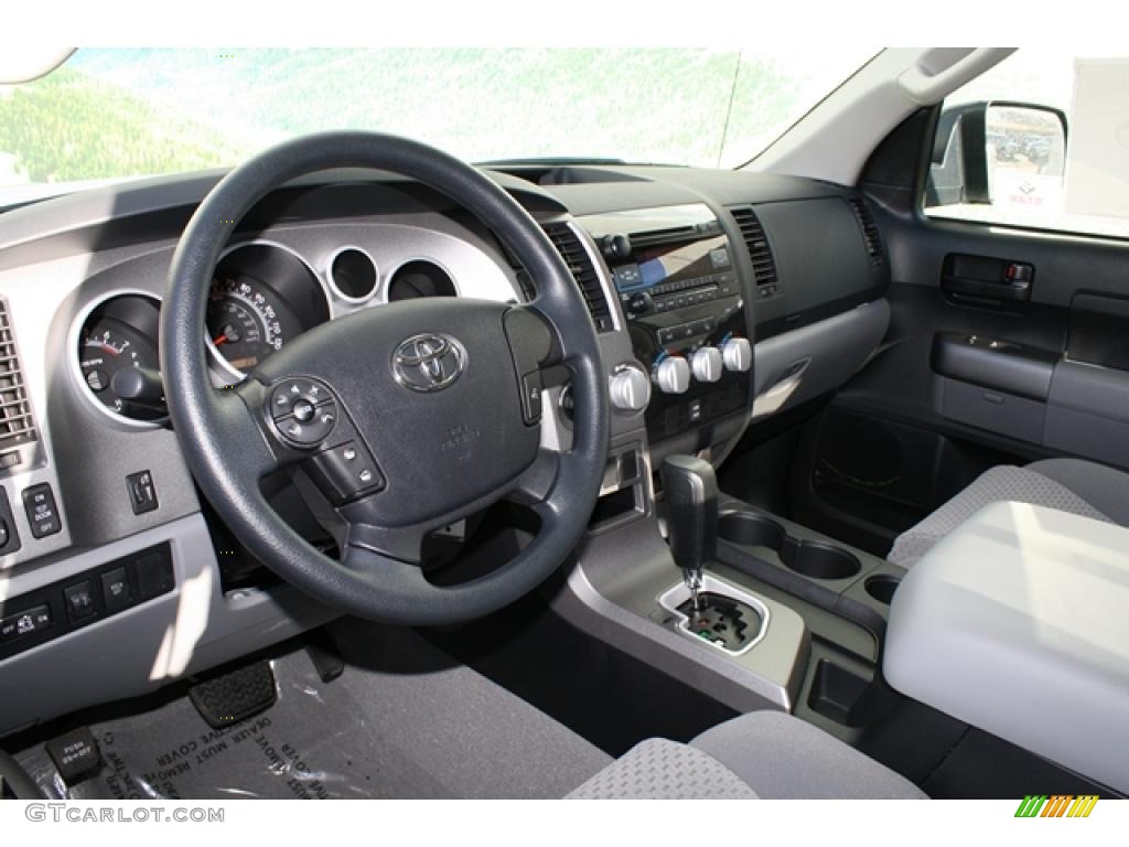 Graphite Gray Interior 2011 Toyota Tundra TRD Double Cab 4x4 Photo #45702721