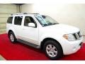 2008 White Frost Nissan Pathfinder SE  photo #1