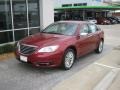 Deep Cherry Red Crystal Pearl 2011 Chrysler 200 Limited Exterior