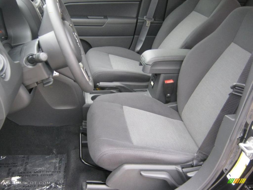 Dark Slate Gray Interior 2011 Jeep Compass 2.4 Latitude Photo #45704546