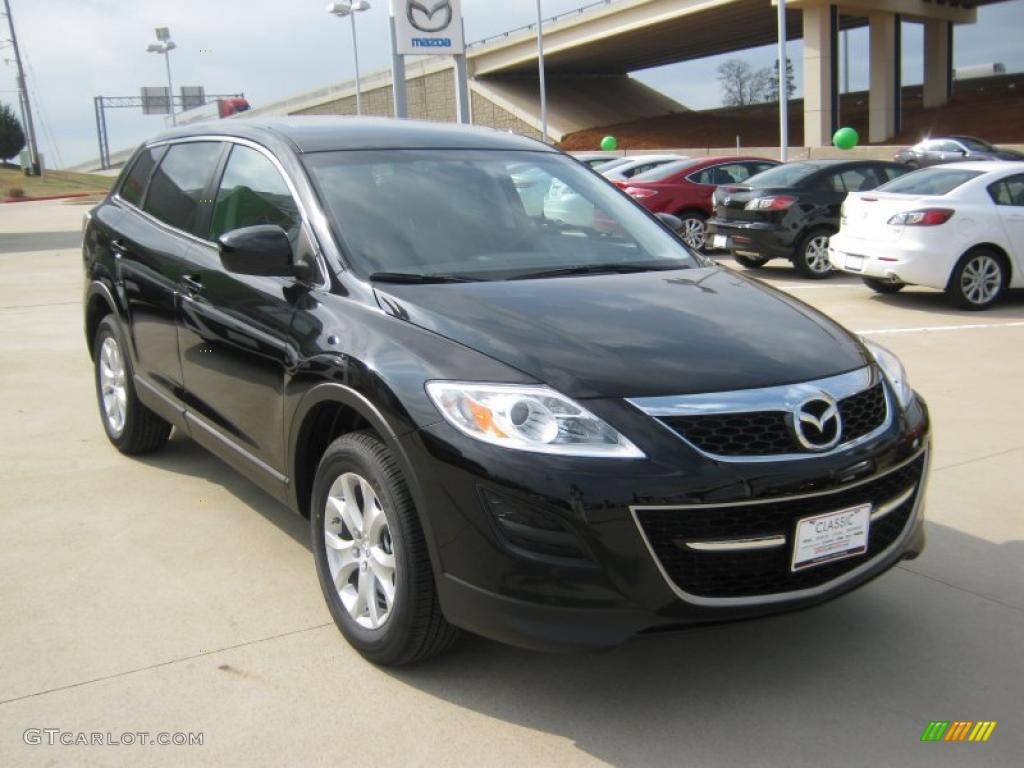 Brilliant Black 2011 Mazda CX-9 Sport Exterior Photo #45704834