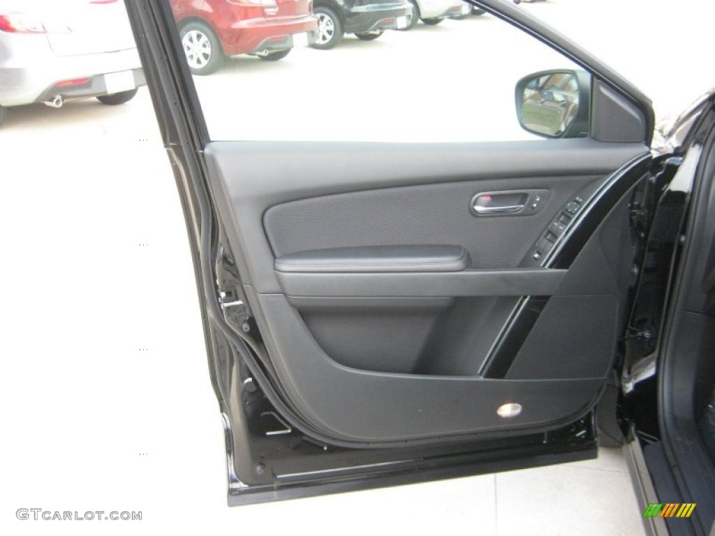 2011 Mazda CX-9 Sport Black Door Panel Photo #45704874