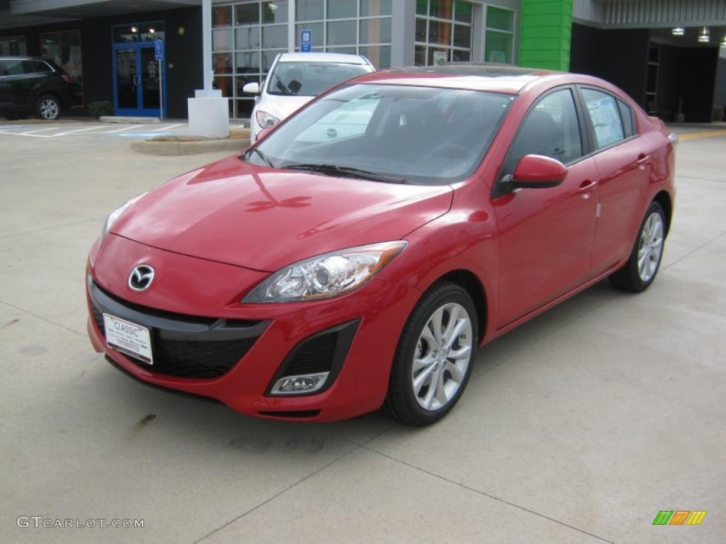 Velocity Red Mica 2011 Mazda MAZDA3 s Sport 4 Door Exterior Photo #45704930