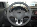 Alpine Gray Steering Wheel Photo for 2011 Kia Sportage #45706318