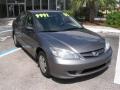 2005 Magnesium Metallic Honda Civic Value Package Sedan  photo #17